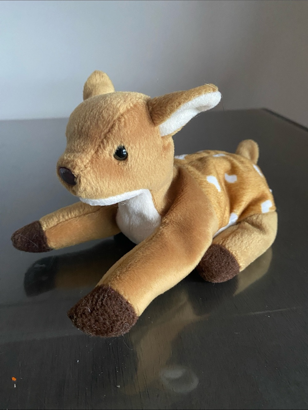 1998 Ty Beanie Babies Fawn WHISPER baby deer plush